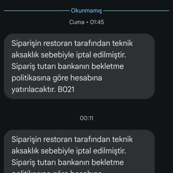 Getir Uygulamasında Sipariş İptali Ve Zaman Kaybı Sorunu
