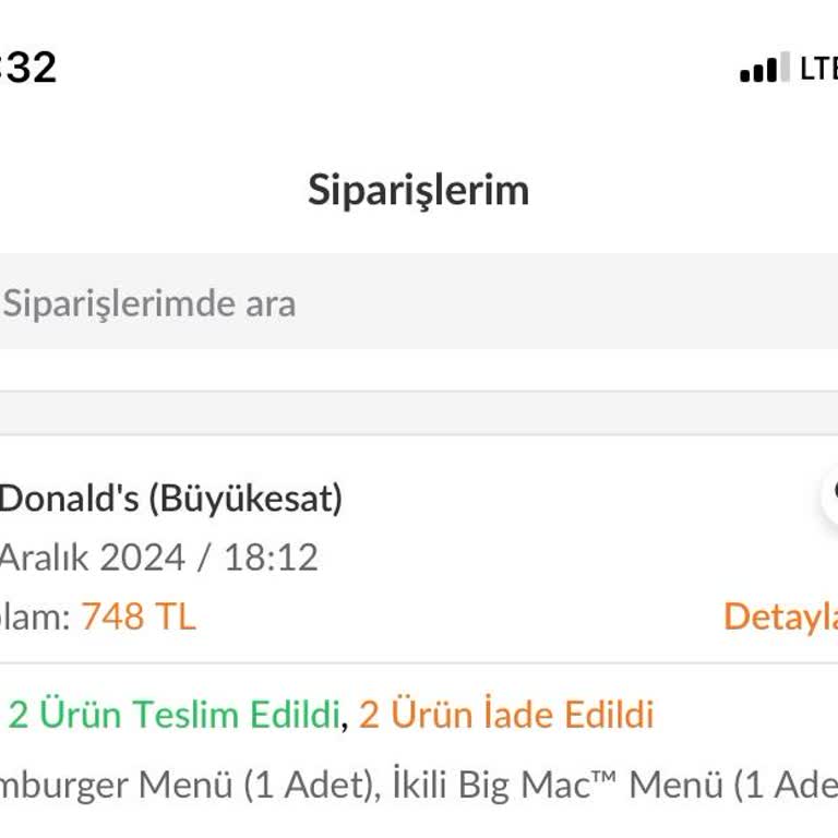 Eksik Ürün Ve Yanlış İade