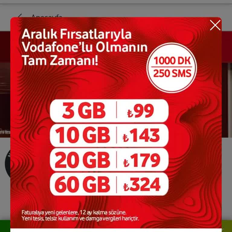 Vodafone'dan Eşitsiz Tarife Uygulaması: Yeni Müşterilere Farklı Fiyatlar