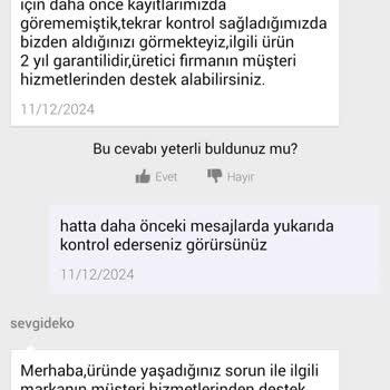 Paslanmaz Çelik Set Paslanıyor, Karaca İlgisiz