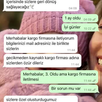 Sipariş Gecikmesi Ve İade Sorunu