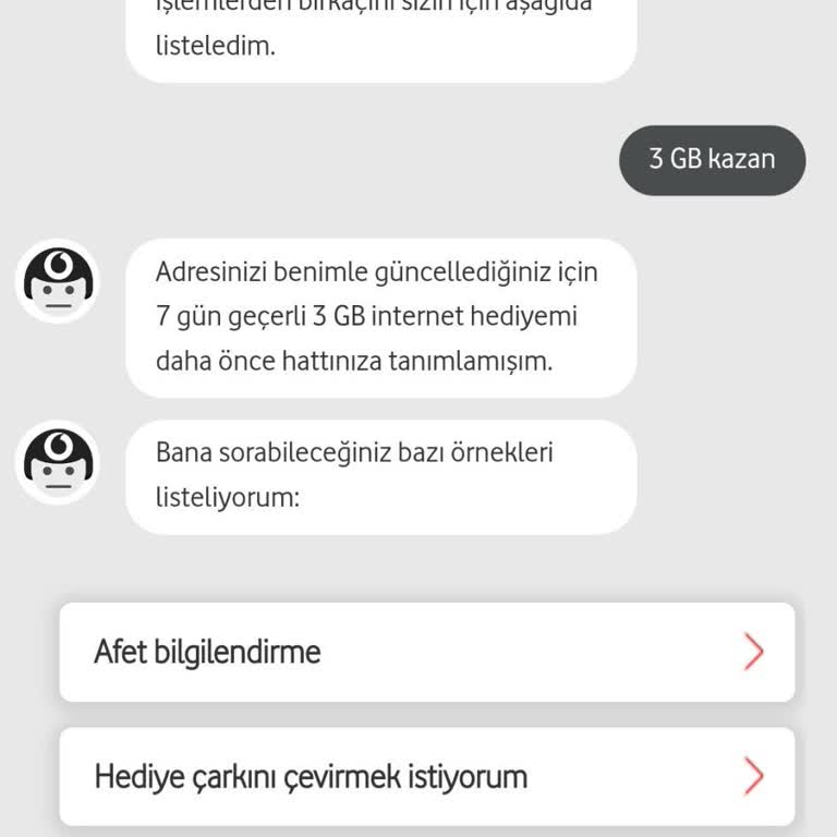 Vodafone Kampanya Hediye İnternet Sorunu