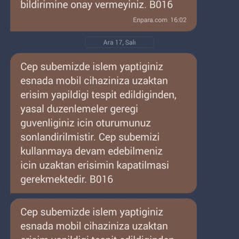Enpara Uygulaması Güvenlik Sorunu
