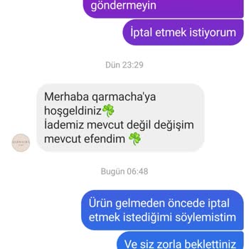 20 Günlük Bekleyiş Ve Kalitesiz Ürün Şoku