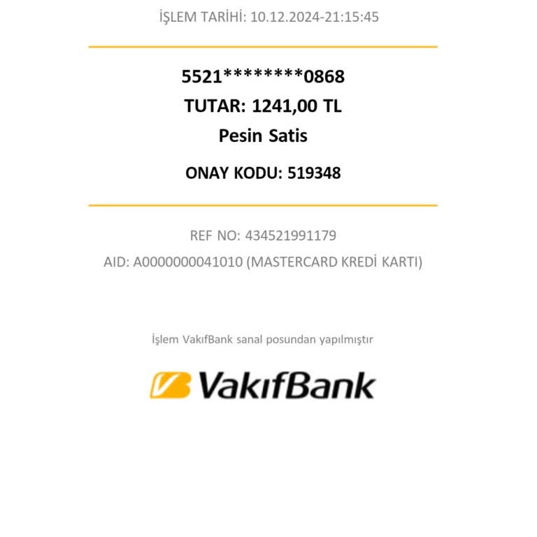 Sipariş İptali Veya İade Talebi