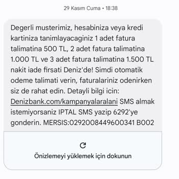 Denizbank Kampanya İadesi Ve Şikayet Sorunu