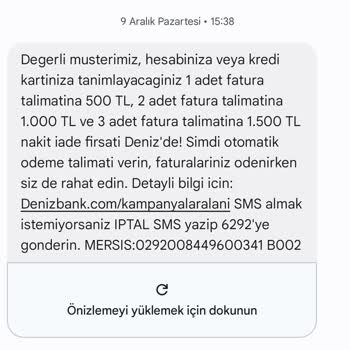 Denizbank Kampanya İadesi Ve Şikayet Sorunu