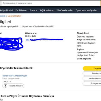 Amazon İndirim Sonrası Kupon İadesi Sorunu