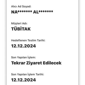 Kayıp TÜBİTAK Kargosu: Ulaşılamayan Müşteri Hizmetleri Ve Yanıtsız Kuryeler