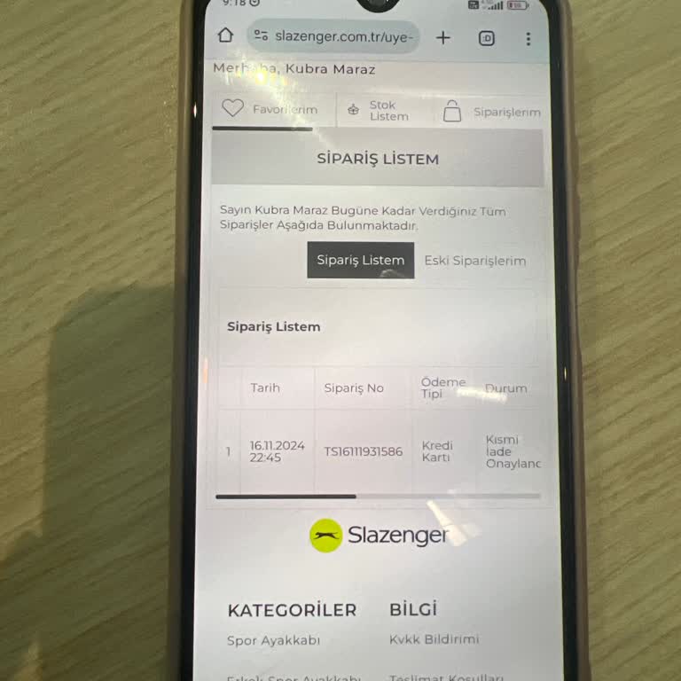 İki Aylık Sipariş Sürecinde Yaşanan Mağduriyet