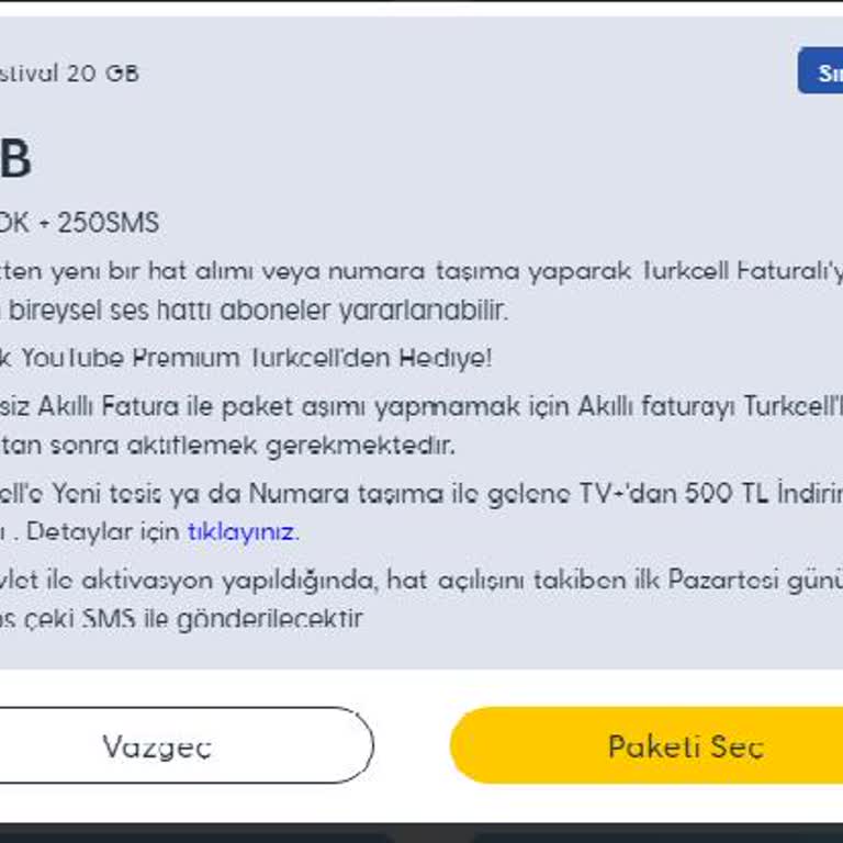 Turkcell Hediye Sözünü Tutmadı: Youtube Premium Eksik