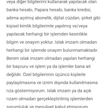 Kişisel Bilgilerimin İzinsiz Kullanımına Karşı Uyarı