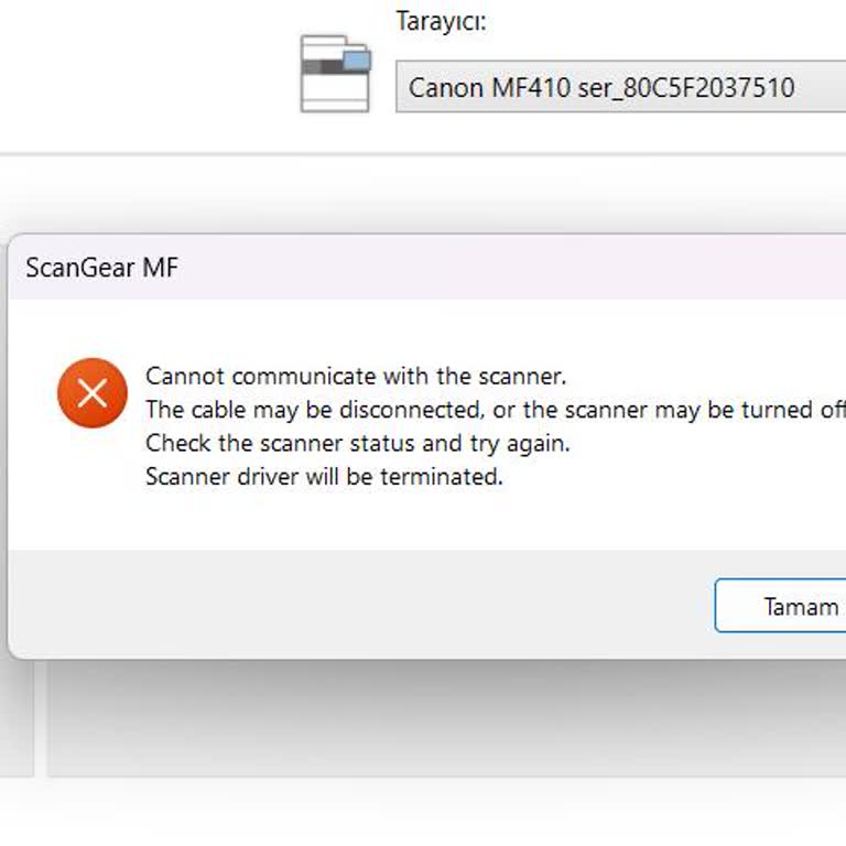 Canon Güncelleme Sonrası Yazıcı Krizi Ve Yetersiz Destek!