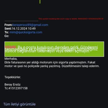 Yanlış Poliçe Bilgileri Ve İptal Süreci Mağduriyeti