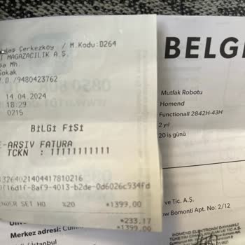 Homend Blender Seti İle Yaşanan Hayal Kırıklığı