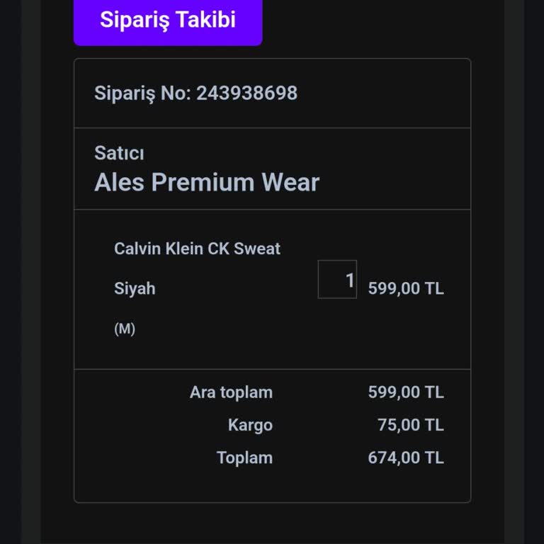 Sipariş Bilgisi Eksikliği Ve İletişim Sorunları
