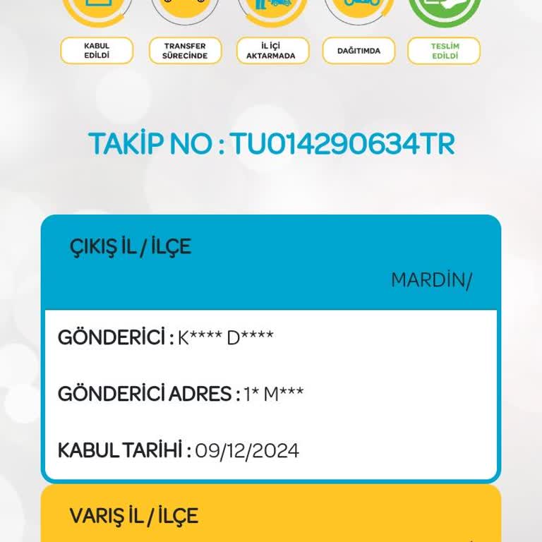 PTT Turpex Kargo Teslimat Sorunu