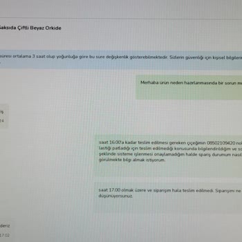 Çiçek Sepeti'nde Teslim Edilmeyen Sipariş Ve Yanıltıcı Bildirim