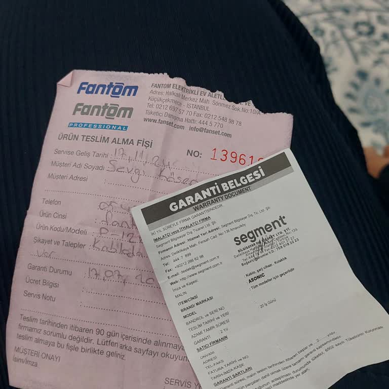 Garanti Kapsamı Dışında Kalan Süpürge Sorunu