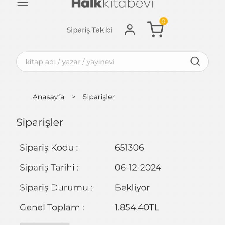 Siparişin 11 Günlük Bekleyişi Ve Tedarik Süreci Sorunu