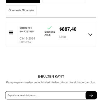 Sipariş Sonrası İletişimsizlik Ve Ürün Gönderimi Sorunu