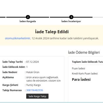 N11 İade Sürecinde Yaşanan Sorunlar Ve Satıcı İletişimi