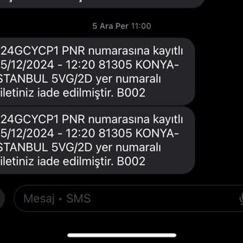 TCDD Bilet İadesinde Yaşanan Zorluklar Ve Müşteri Hizmetleri Sorunu