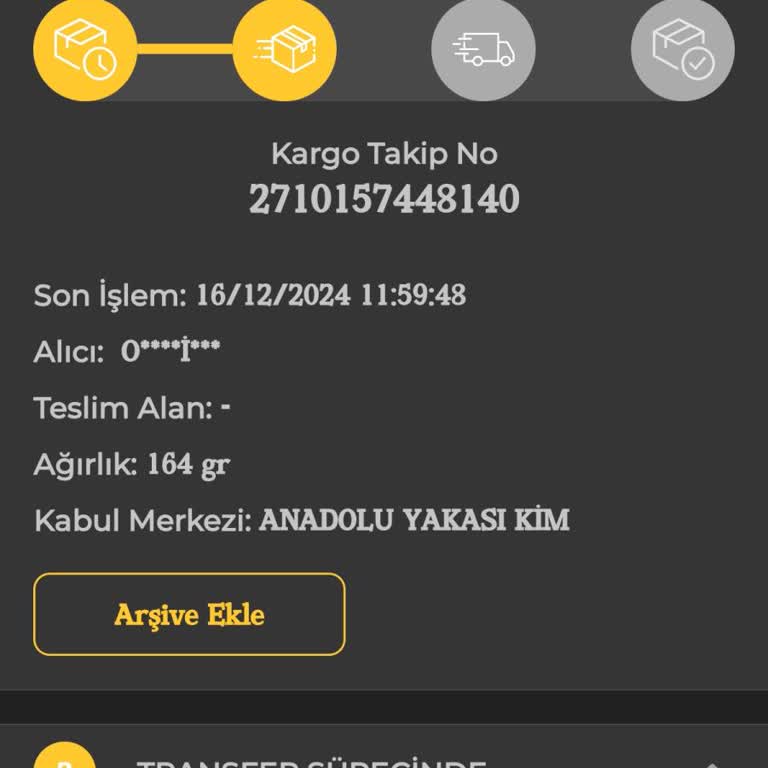 PTT Kargo'da Adres Karmaşası Ve İletişim Sorunları