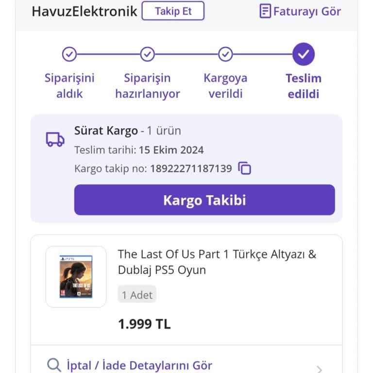 Hasarlı Ürün Ve İade Sorunu