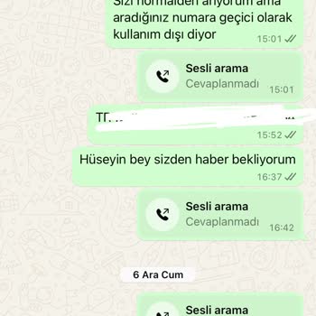 İletişimsizlik Ve Geciken Ödeme Sözü