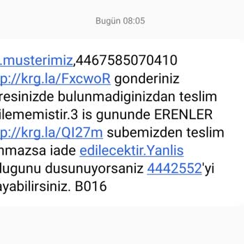Kargo Teslimatında Gece Yarısı Sürprizi Ve Yanıltıcı Mesajlar
