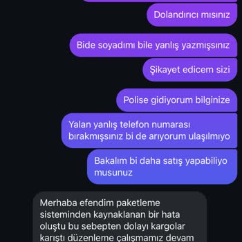Yanlış Ürün, İletişimsizlik Ve İade Sorunu