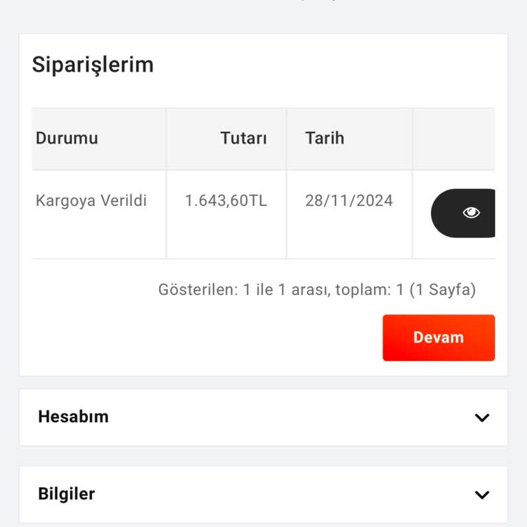 Mondy Shop Eczahanem Online Siparişinde Teslimat Sorunu