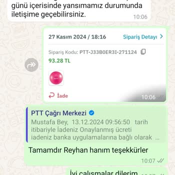 Para İadesi Sürecinde Çelişkili Bilgilendirme