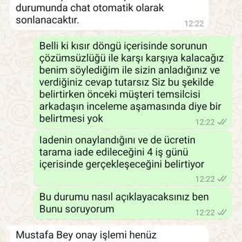 Para İadesi Sürecinde Çelişkili Bilgilendirme