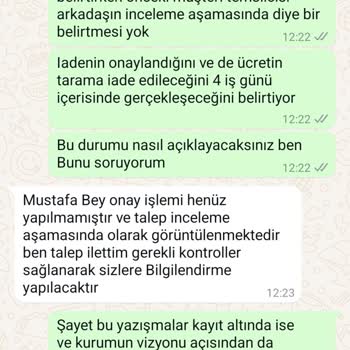 Para İadesi Sürecinde Çelişkili Bilgilendirme