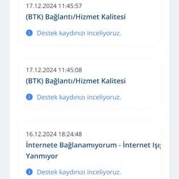 TurkNet'in Yetersiz Teknik Desteği Ve İnternet Kesintisi