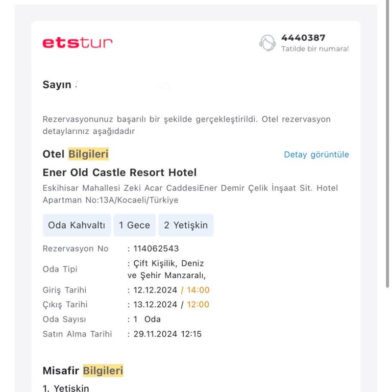 ETS Tur'un Yanlış Bilgilendirmesi Mağduriyet Yarattı