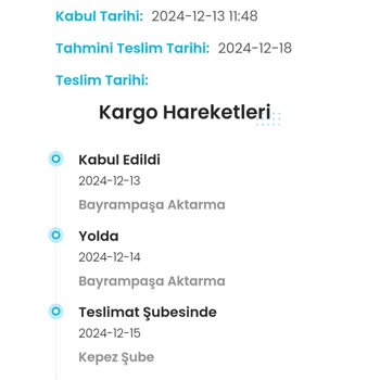Kargo Teslimatındaki Aksaklıklar