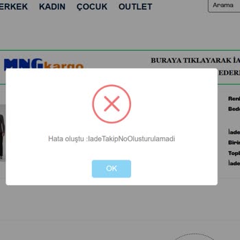 İade Sürecinde Karşılaşılan Hata Ve Destek Eksikliği