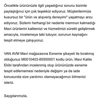 Mavi Şikayeti