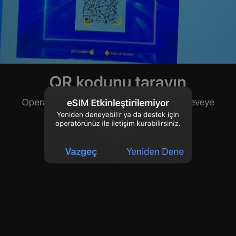 E-Sim Aktivasyon Sorunu Ve Yetersiz Hizmet