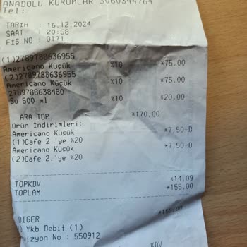 D&R Cafe'de Şaşırtıcı Hizmet Ve Bayat Ürünler