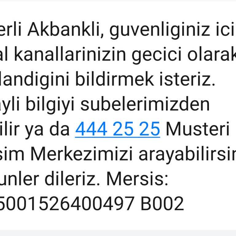 Akbank Mobil Bankacılık Erişim Sorunu Ve Müşteri Hizmetleri Karmaşası