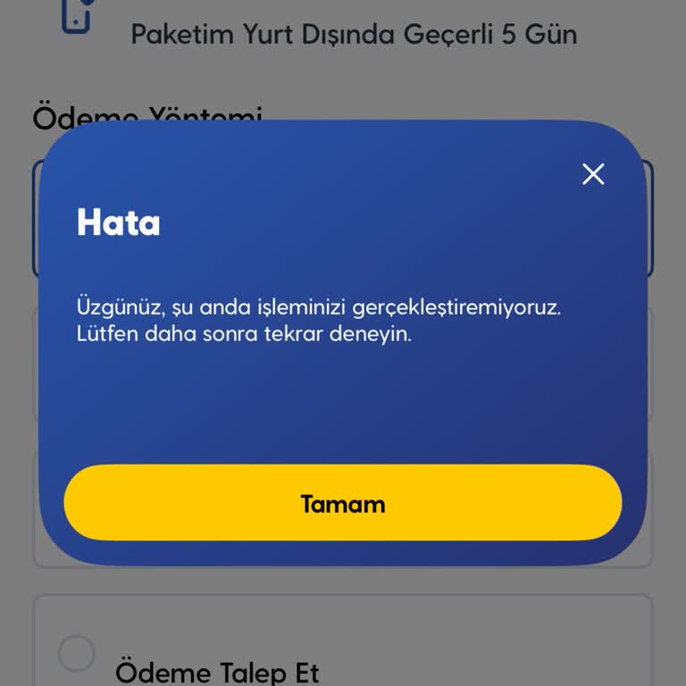 Turkcell Uygulamasıyla Süregelen Sorunlar