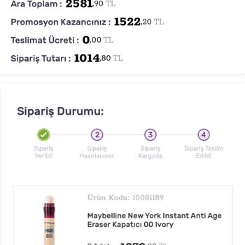 Uygun Fiyatlı Siparişin Haksız İptali Ve Eksik İade