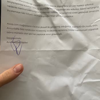 Avva Montunda Onarım Sorunu Ve Yanıltıcı Müşteri Hizmeti