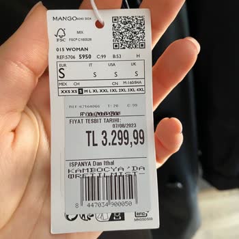 Yanlış Etiket Fiyatı Nedeniyle Mango'dan Mağduriyet