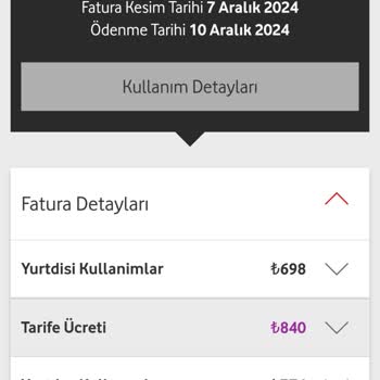 Vodafone'un Hatalı Faturalandırma Mağduriyeti