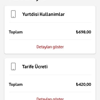 Vodafone'un Hatalı Faturalandırma Mağduriyeti
